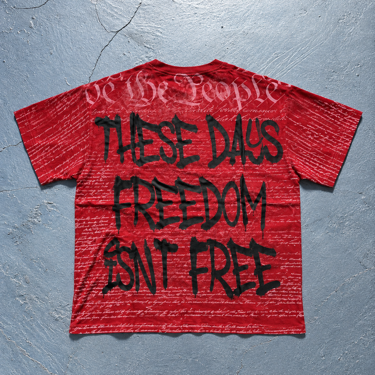 VALABASAS FREEDOM TEE RUSTIC RED