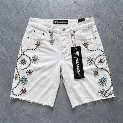 VALABASAS PALACE WHITE JORTS
