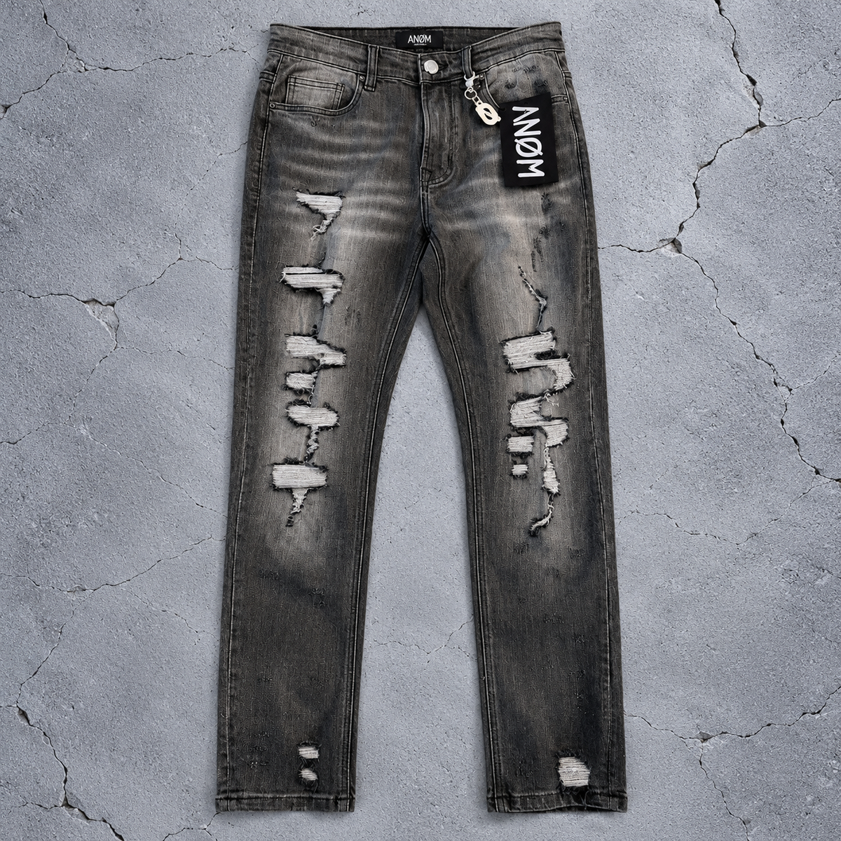 ANOM DENIM（アノムデニム）/[RIP TIDE JEANS] LT GREY