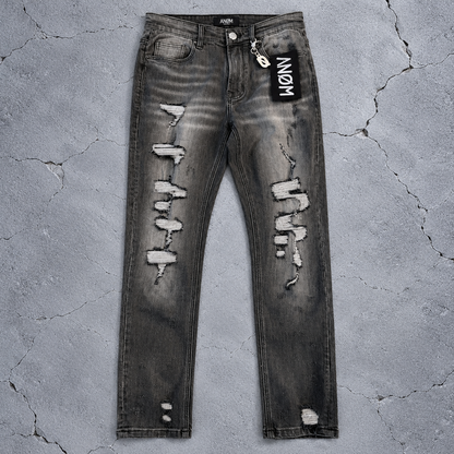 ANOM DENIM（アノムデニム）/[RIP TIDE JEANS] LT GREY