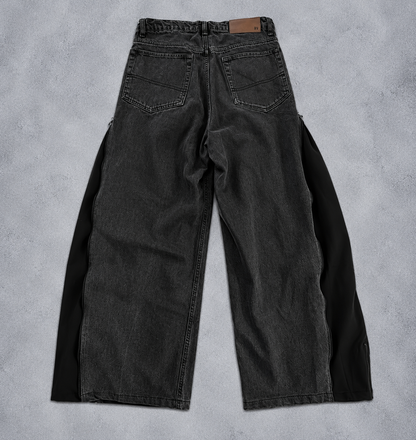 SHADOW BLACK 3WAY ZIP DENIM