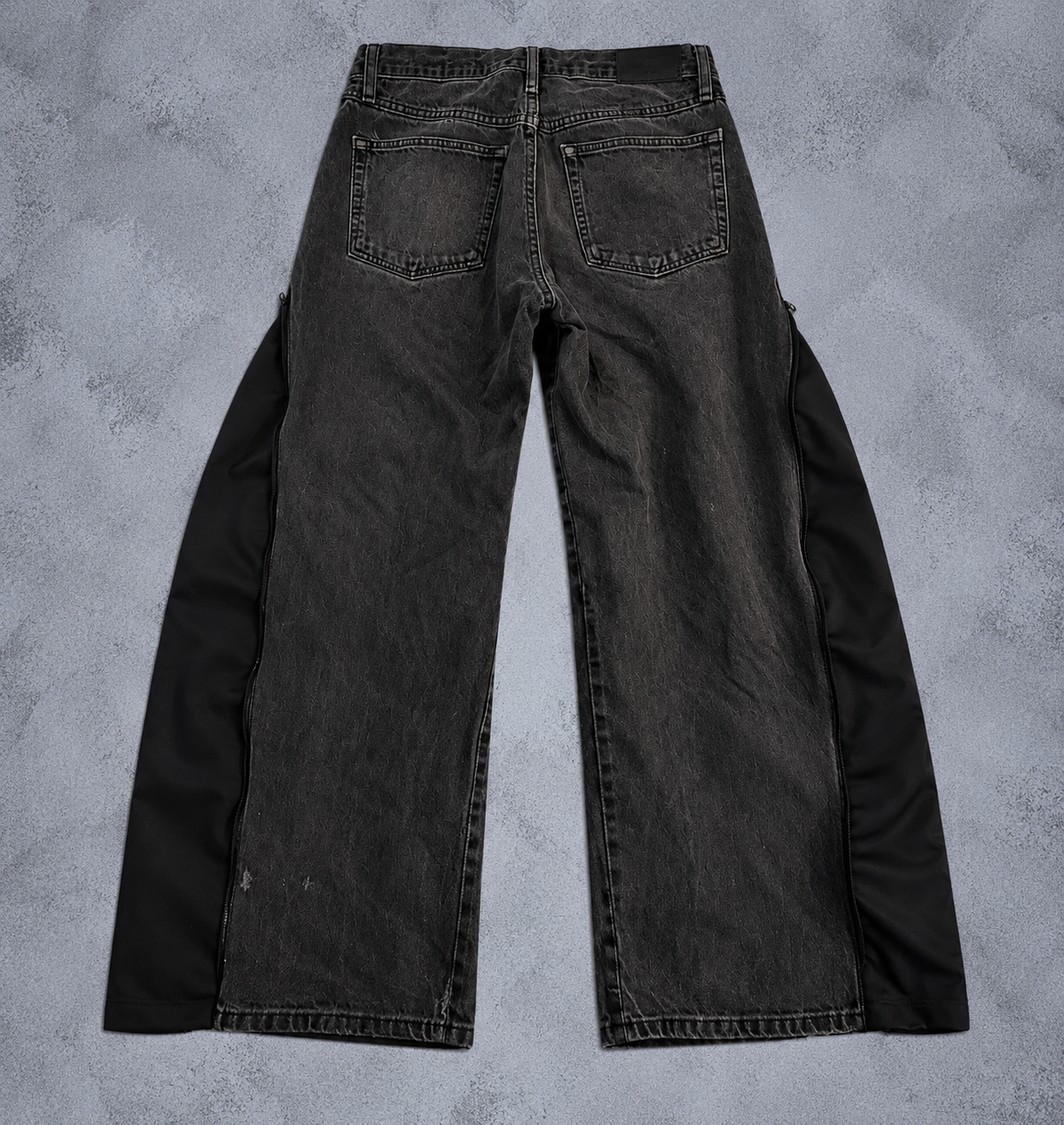 BLACKOUT 3WAY ZIP HYBRID DENIM