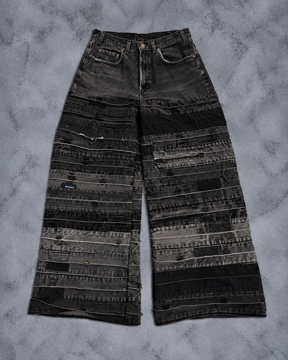 DECONSTRUCT LAYERED BAGGY DENIM