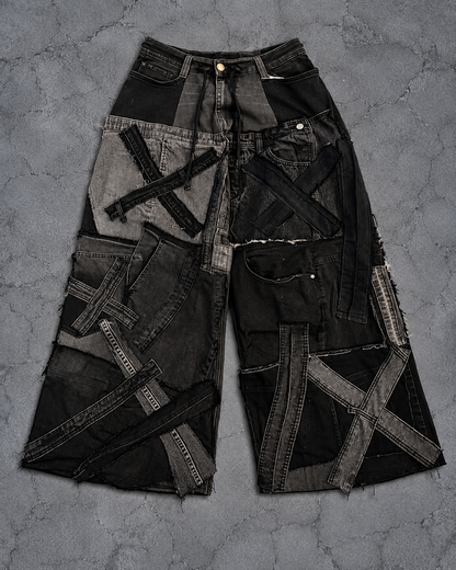 X-CROSS CHAOS REBUILD WIDE DENIM
