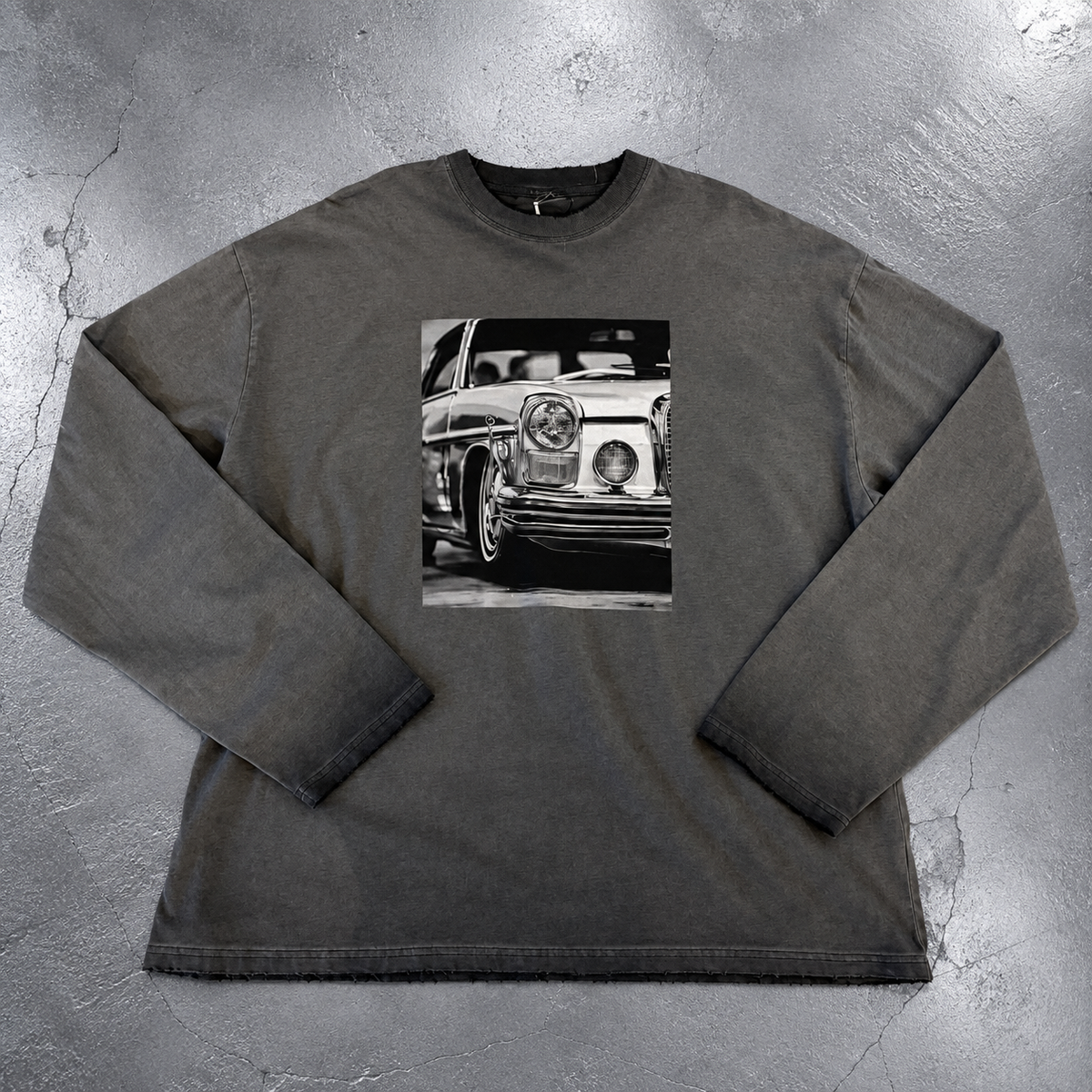 VINTAGE MOTORS PHOTO L/S TEE